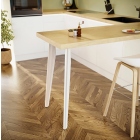 Lot de 2 pieds profilés DECO-GEM pour table basse en acier à visser Opale, H.86 cm