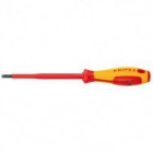 Tournevis pour vis à fente Knipex LG 220MM