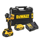 Boulonneuse à chocs 1/2' xr 18v 5ah li-ion brushless dewalt - dcf922p2t-qw