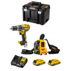 Dewalt kit dwk212 (dcd796 dwh161 2 x 2,0 ah dcb107 tstak vi)