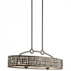Suspension loom, bronze antique, ovale