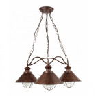Suspension de jardin brun foncé nautica 3 ampoules