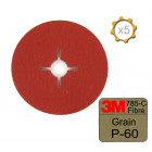 Disque fibre 3m 785 c diamètre 127 grain 60 x 5