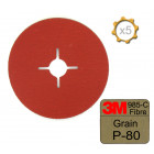Disque fibre 3m 985 c diamètre 127 grain 80 x 5