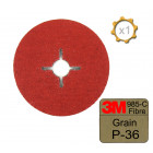 Disque fibre 3m 985 c diamètre 127 grain 36 x 1