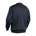 Pull en maille col rond Marine 