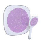 Douche de tête carrée et douchette à main picots anticalcaires - PURPLE SHOWER CONCEPT Aurlane - COL040