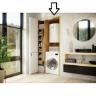 Chauffe-eau électrique duralis aci hybride vertical mural compact 150l - chauffe-eau électrique duralis aci hybride vertical mural compact 150l - blanc - puissance nominale : 1.8 kw