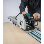 Scie plongeante MAKITA 18V Li-Ion 5.0 Ah 165 mm + 2 batteries, chargeur, coffret - DSP600PT2J