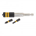 Porte embout magnétique avec 3 embouts impact torsion DEWALT - DT70548T