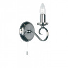 Applique trafford, argent ancien, 1 ampoule