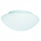 Plafonnier 35cm blanc, verre opale