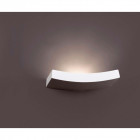 Aplique murale blanche eaco l16 1 ampoule
