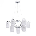 Suspension chromée techno 9 ampoules 96 cm Suspension chromée techno 9 ampoules 96 cm