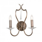 Applique pimlico, bronze foncé, 2 ampoules