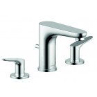 Mitigeur pour lavabo chrome à 3 trous serie palma vidage pop up