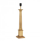Base de lampe de table nelson, 63cm, laiton (sans abat-jour)