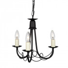 Suspension minster, noir, 3 ampoules