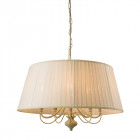 Suspension chester, 5 ampoules, avec abat-jour
