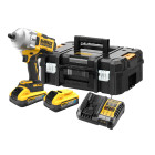 Clé à chocs DEWALT 18 V - Carré extérieur 1/2' - Sans batterie, ni chargeur - DCF961H2T-QW