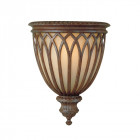 Applique stirling castle 34 cm, bronze et verre, 1 ampoule