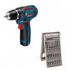 Perceuse-visseuse GSR 10,8-2-Li 2,0Ah BOSCH 0615990H70