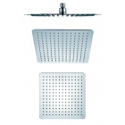 Tête de douche chromé en inox 5 x 300 x 300 mm angle d'inclinaison réglable