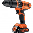 Black & decker egbl148kbp-it perceuse sans fil avec 2 batteries 14.4 v