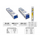 Lot de 50 électrodes rutiles pour soudage d'aciers courants Ø3.2mm livrées sous blister GYS 084445