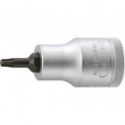 Embout de vissage 1/2'' pour vis femelle TORX®, Dimensions : T 40, Pour vis M7-M8, Long. 55 mm