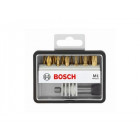 Set de 12 embouts de vissage Max Grip Robust Line PH - PZ  L 25 mm et 1 accessoire BOSCH 2607002578