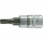 Embout pour tournevis 1/4'' pour vis TORX® femelle, poli, Taille : T 25, Long. 36 mm, Pour vis M4,5-M5
