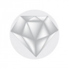 Embout pour vis TORX® 1/4'', 25 mm de long, diamanté avec zone de Bi-torsion, Dimensions : T 20