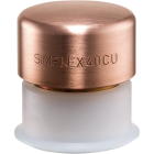 Embouts simplex avec douille plastique dur, ø 30, cuivre