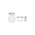 Encastrable de jardin  grund h12,5 cm