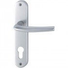 Ensemble aluminium embouti san diégo entraxe 165 mm noir mat clé i