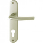 Ensemble aluminium embouti san diégo entraxe 165 mm noir mat clé l