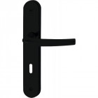 Ensemble aluminium embouti san diégo entraxe 195 mm noir mat condamnation sans voyant