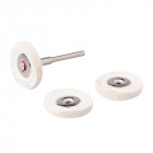 Ensemble de disques de polissage pour outil rotatif 4 pcs - 25 mm de diamètre