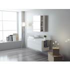 Ensemble de salle de bain future 06 100cm chêne blanc