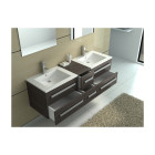 Ensemble meuble salle de bains double vasque primo