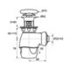 Ensemble vidange siphon automatique wirquin pro