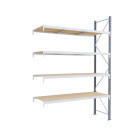 Rayonnages mi-lourd MANORGA EPSIVOLH.2500 x L.1500Prof.600 mm - Suivant - 4 niveaux - ZRRAYOSLD251560S2
