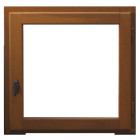 Fenêtre 1 vantail en bois   hauteur 125 x largeur 80 tirant droite (cotes tableau)