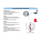 Equation - 810661 - chasse d'eau complète à étrier double poussoir