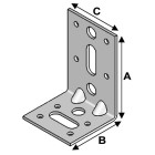 Equerre renforcée 90x60x60x2,5 Alsafix - ER08050525