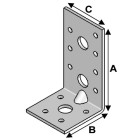 Equerre renforcée 90x50x50x3,0 Alsafix - ER09050530