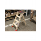 Escabeau lyonnais 3 marches - balmay bois