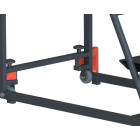 Escabeau roulant étroit 4 marches 150 kg - 830008729