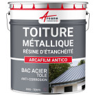 Résine étanchéité toiture métallique résistant à la corrosion - arcafilm antico - 20kg - Couleur au choix